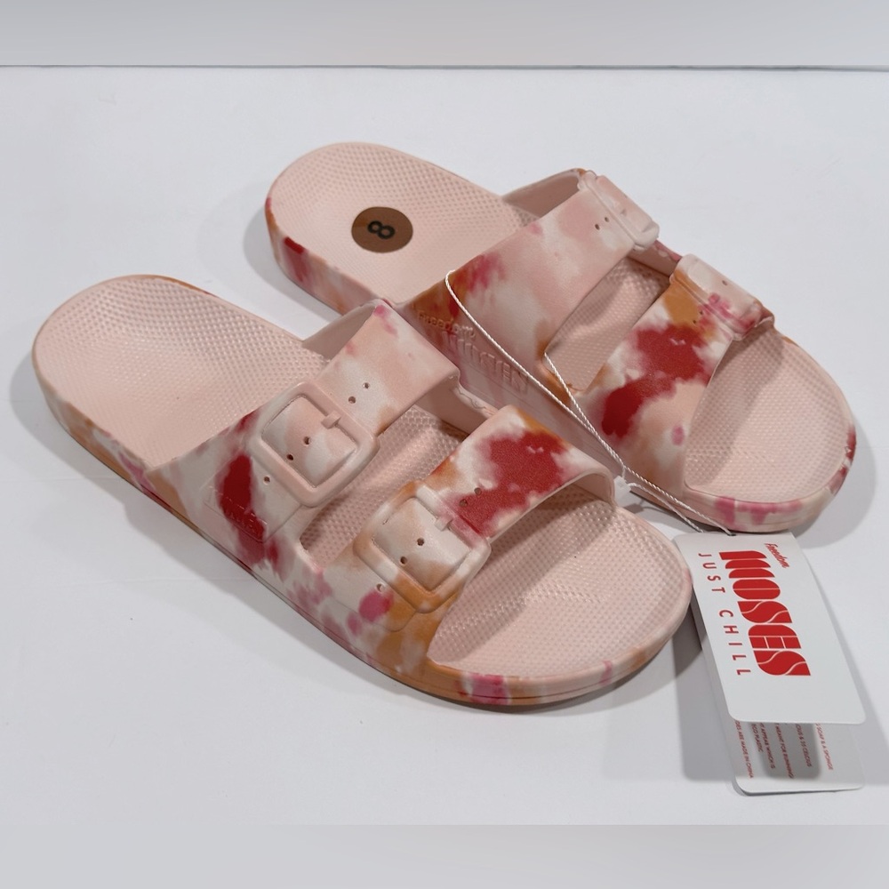 Freedom Moses Women's Bandhani Rosa Slide Sandals Size 5-6